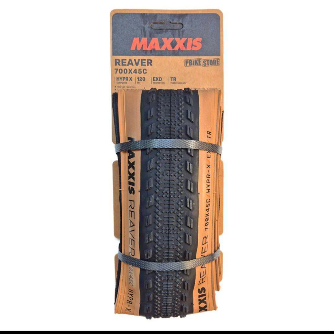 MAXXIS REAVER 700x45C チューブレスタイヤ 新品 2セット