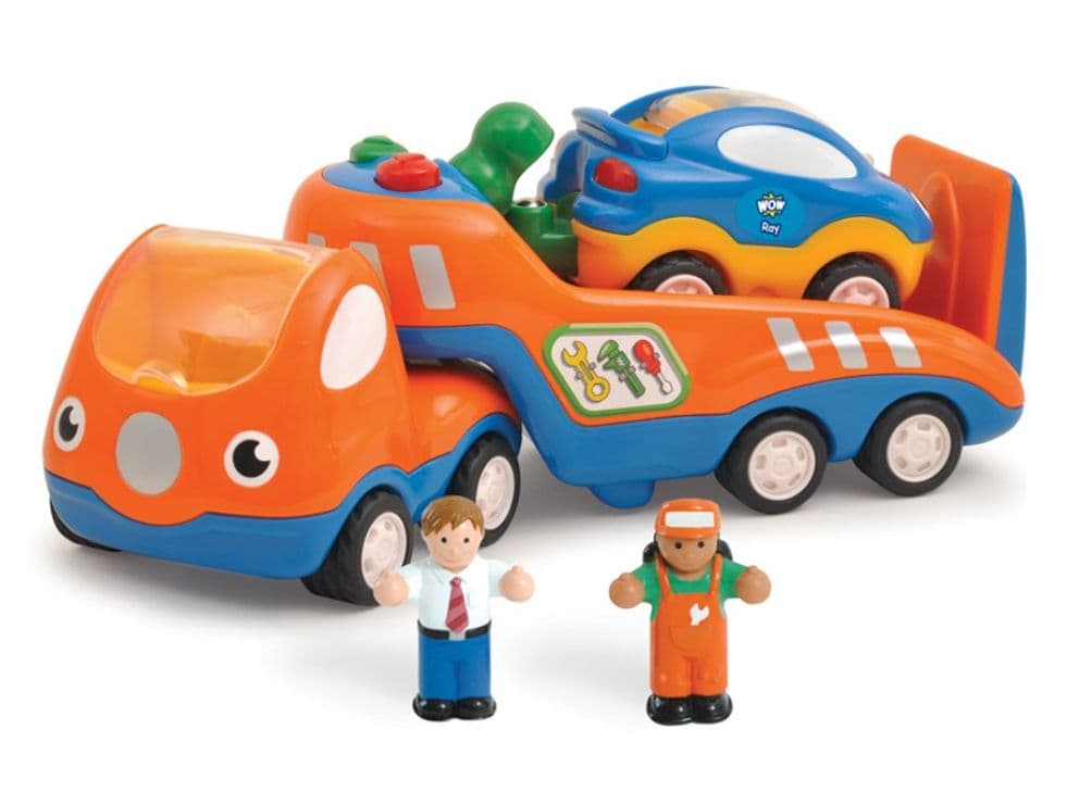 WOW Toys ワオトイズ　消防車　船　車セット　知育玩具　仕掛おもちゃ　海外