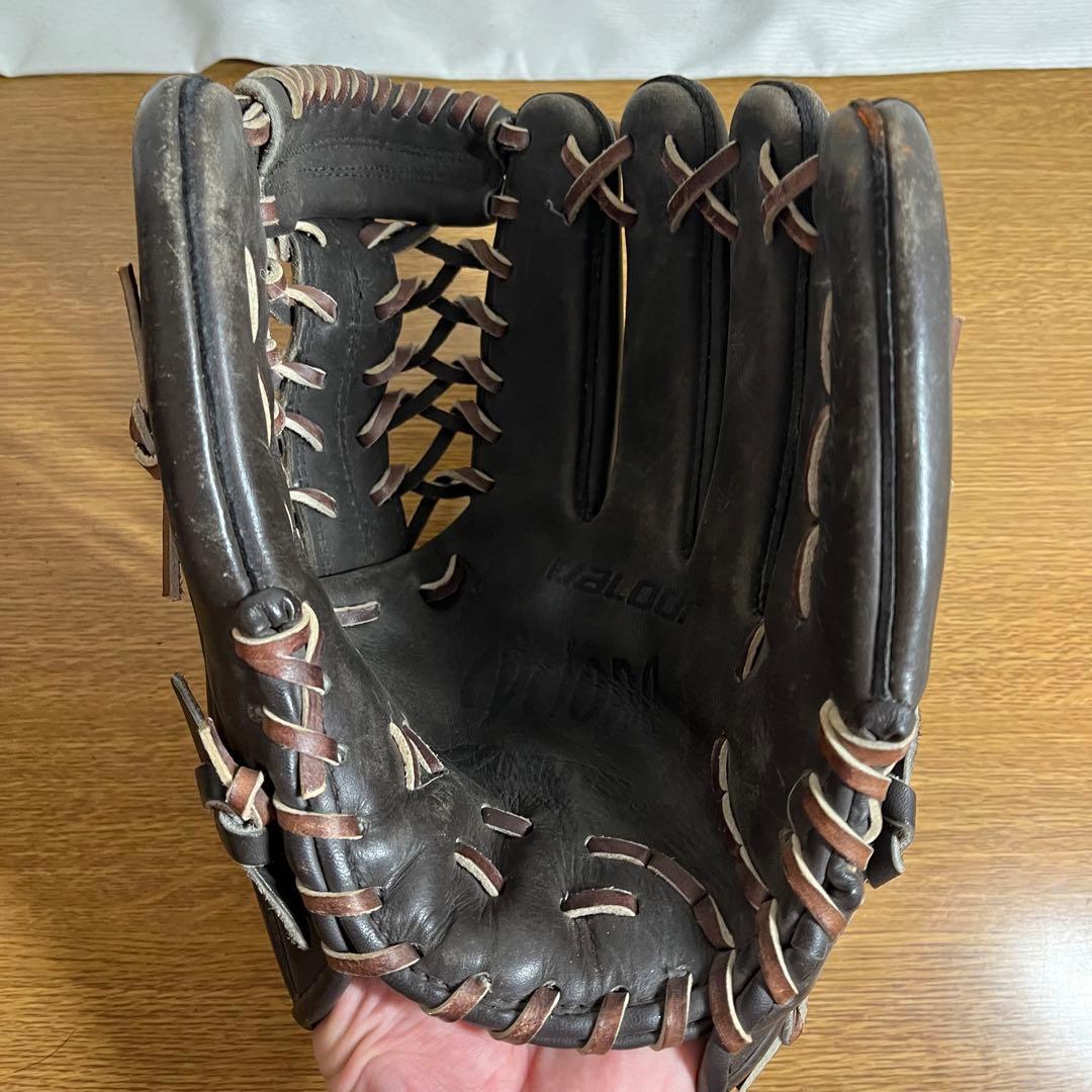 ミズノ ワールドウィン 一般軟式 グローブ グラブ 美品 外野用 大人用