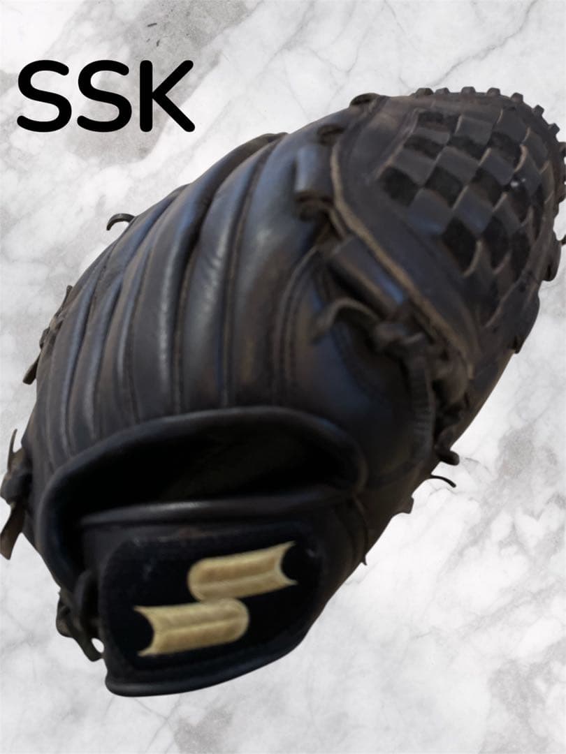 SSK エスエスケイ 日本製 スーパーソフト 旧ラベル 軟式グローブ
