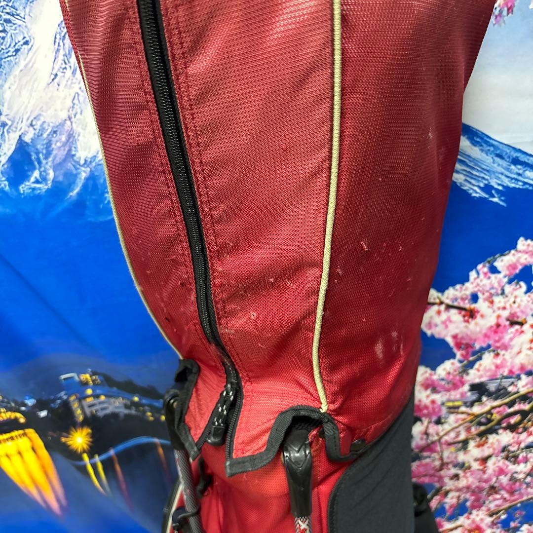 寶BX-1207 キャロウェイ スタンド式 キャディバッグ レッド 軽量