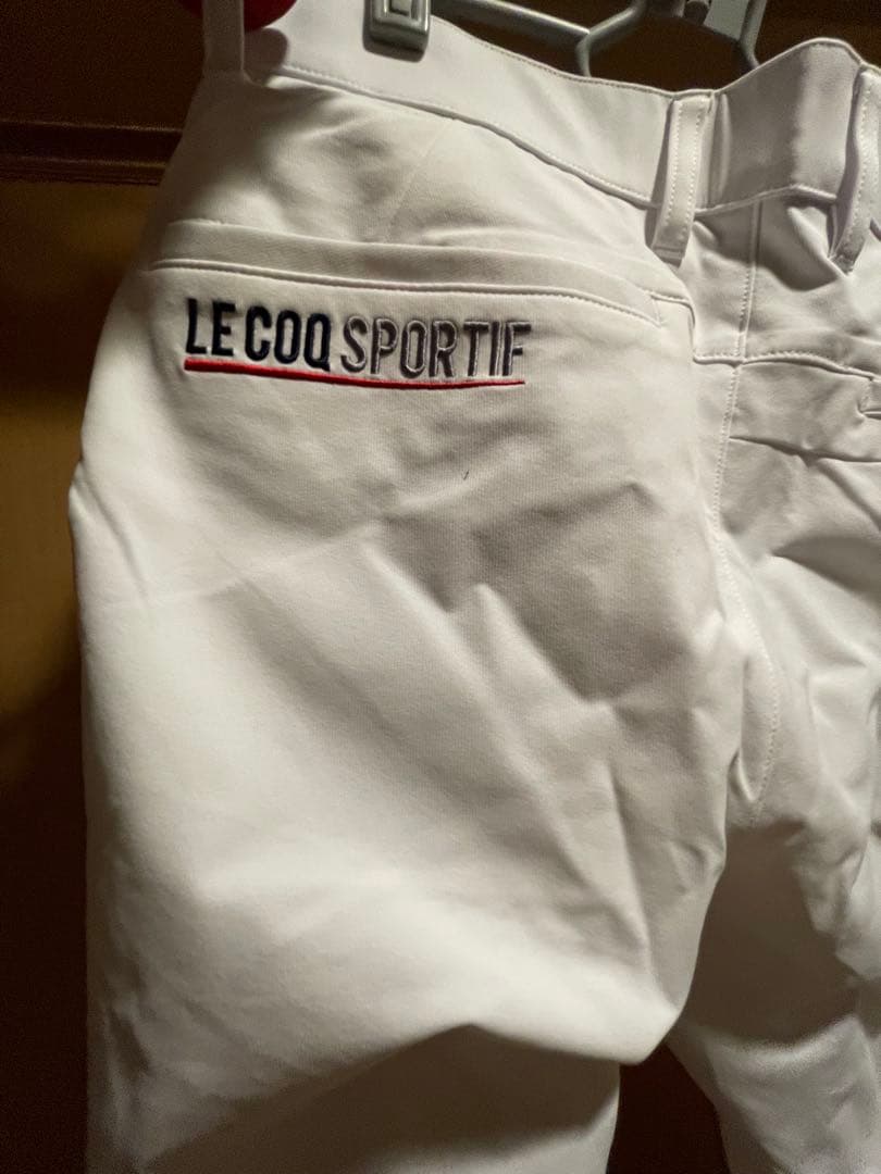 【超美品】LE COQ SPORTIF ゴルフパンツ ホワイト