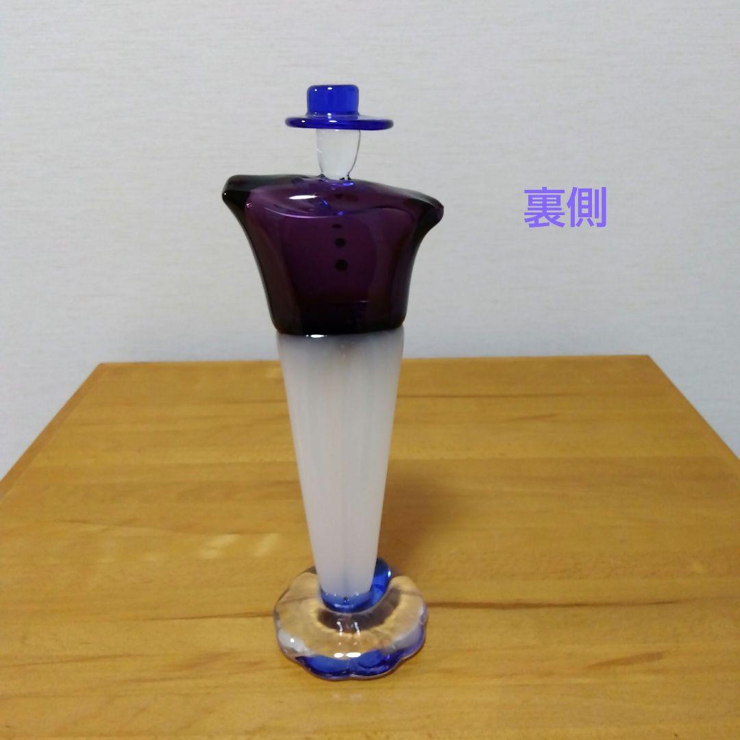 手作りガラス　人型置物　マルティグラス