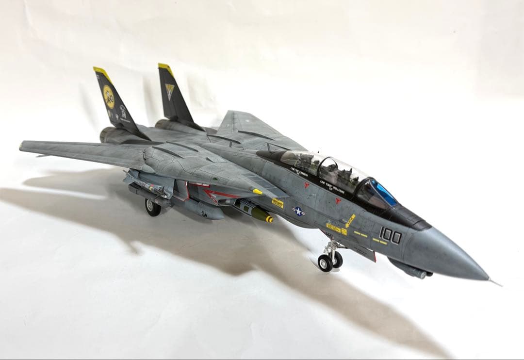 タミヤ1/48 F-14D TOMCATトムキャッターズ仕様 完成品