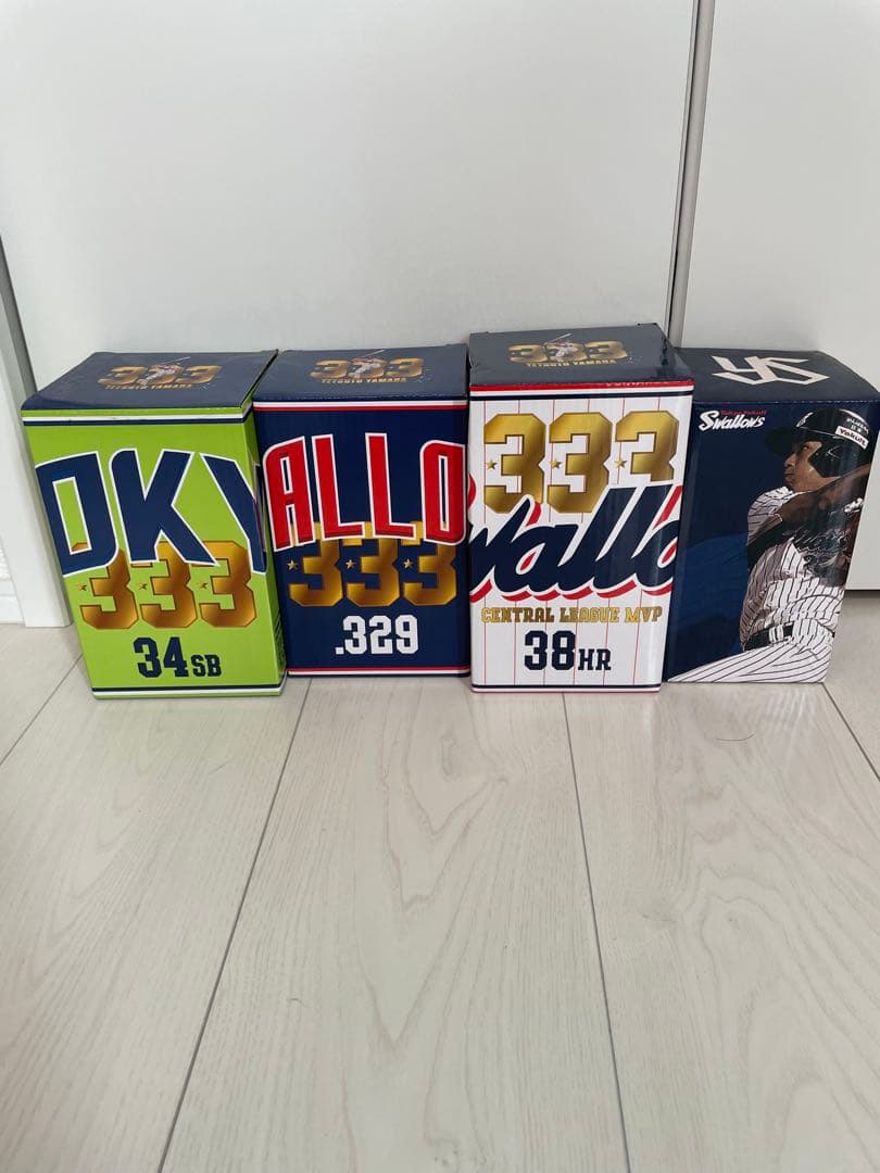 山田哲人 記念ボブルヘッド　4体セット