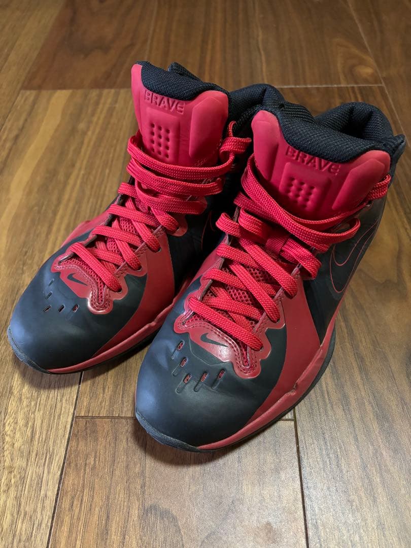 Nike BRAVE バスケットボールシューズ 赤黒