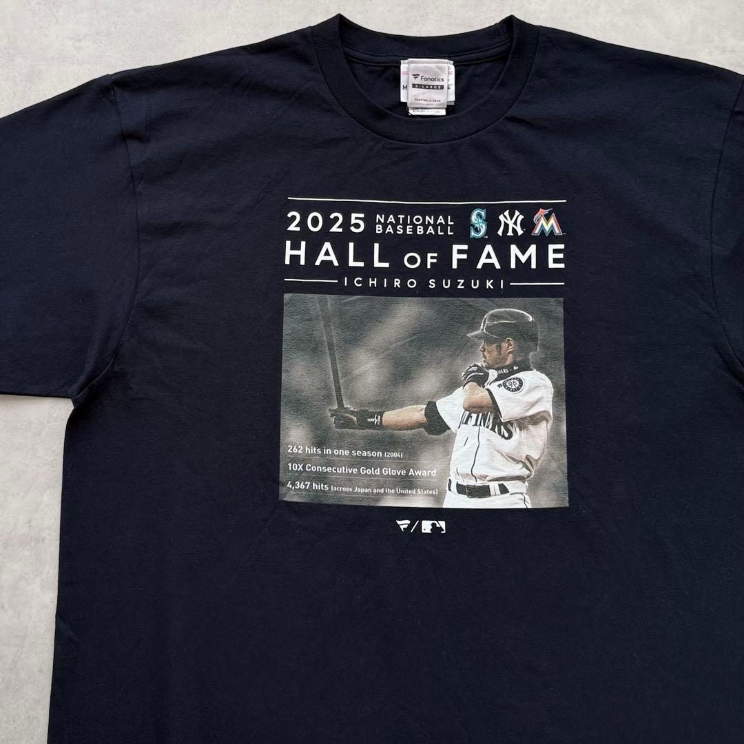 新品! イチロー 2025年 野球殿堂入り記念Tシャツ XL