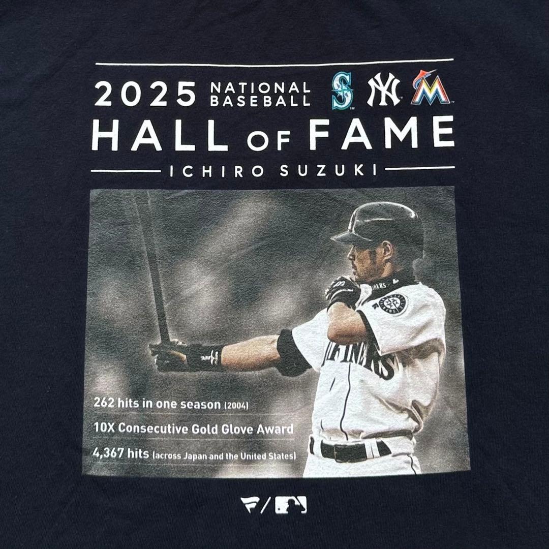 新品! イチロー 2025年 野球殿堂入り記念Tシャツ XL