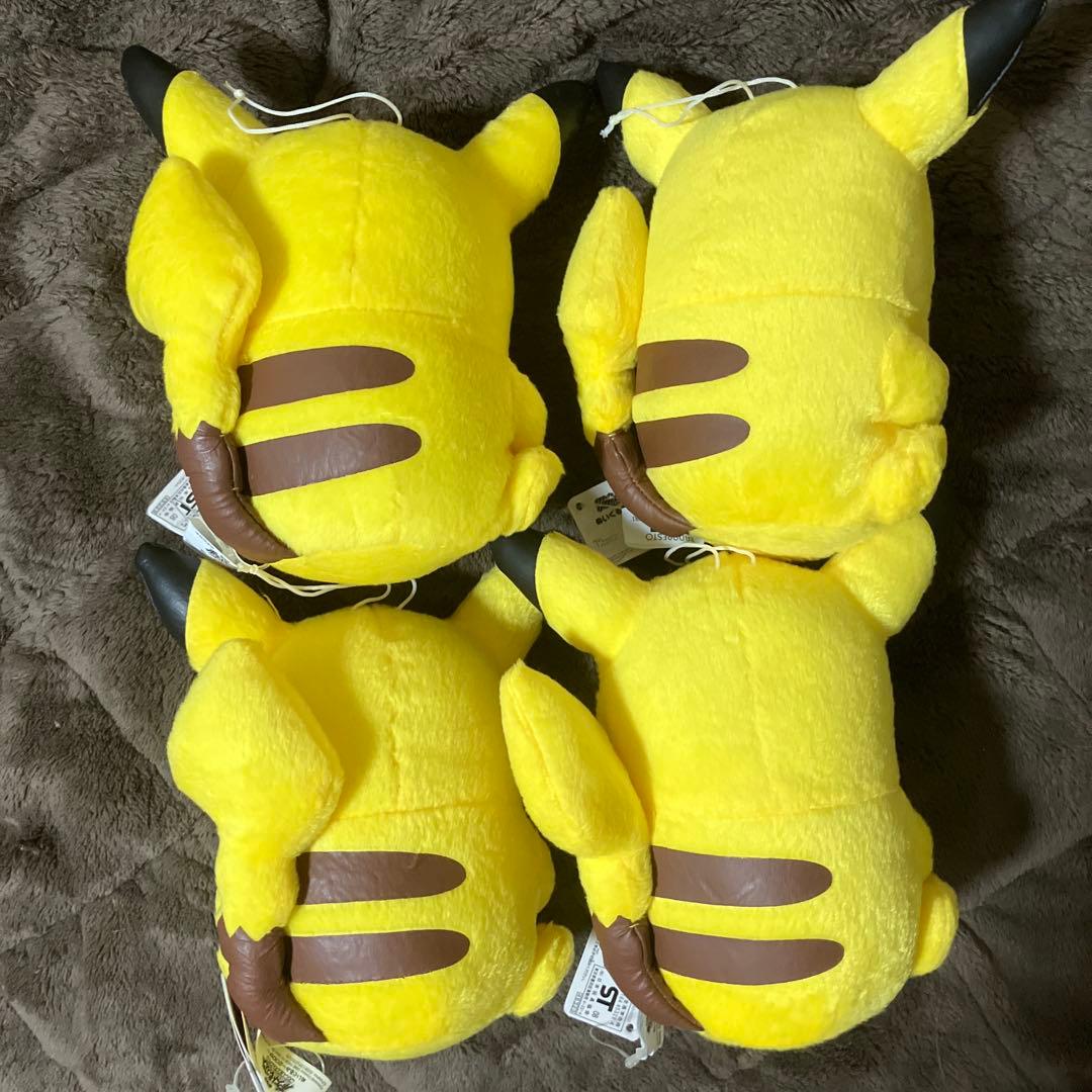 ピカチュウ 2008 ぬいぐるみ 同種4体セット ポケモン バンプレスト