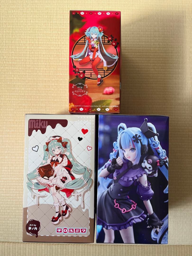 初音ミク(雪ミク&チロルミク&椿)フィギュア 3体セット