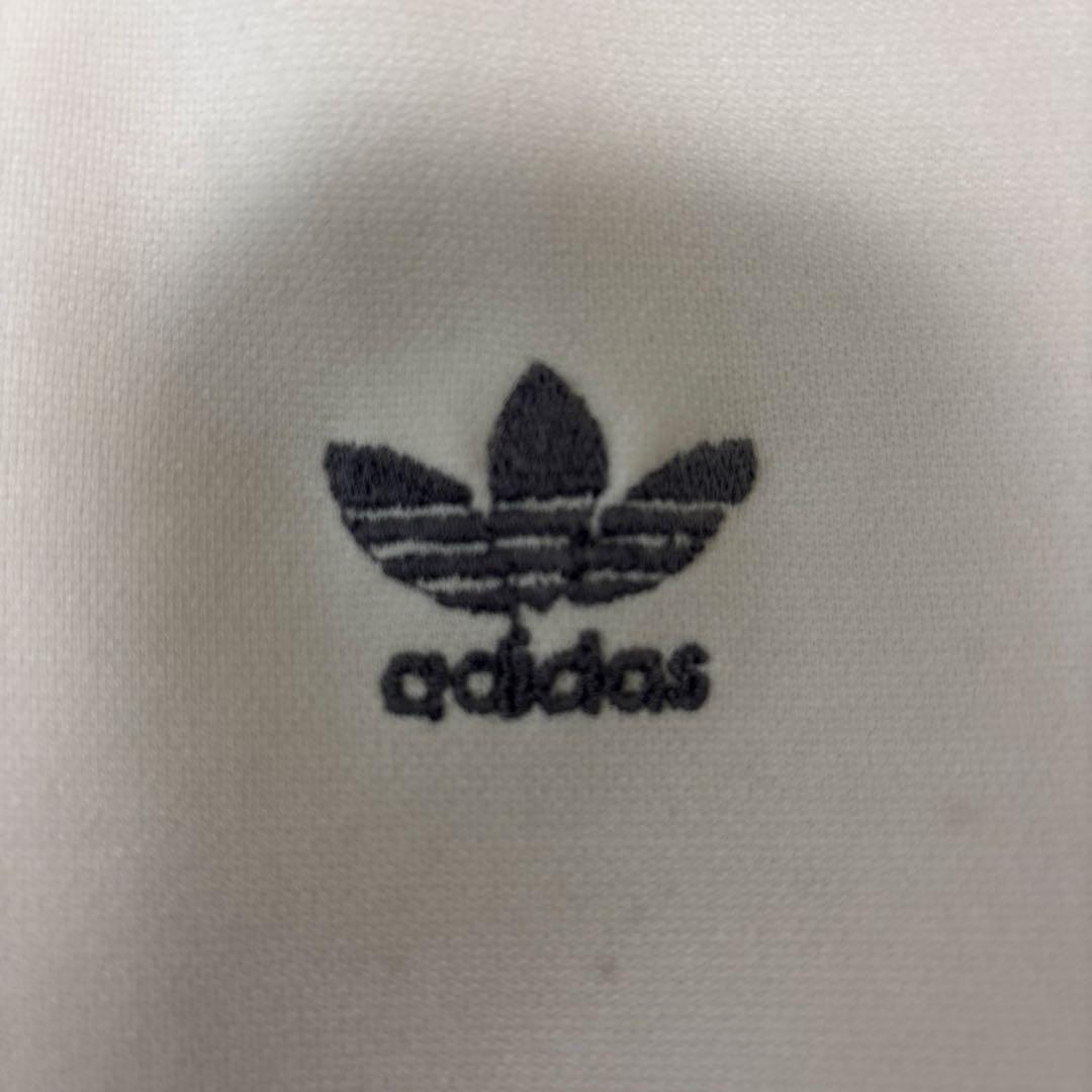 adidasトラックジャケット 90s ホワイト、ネイビー