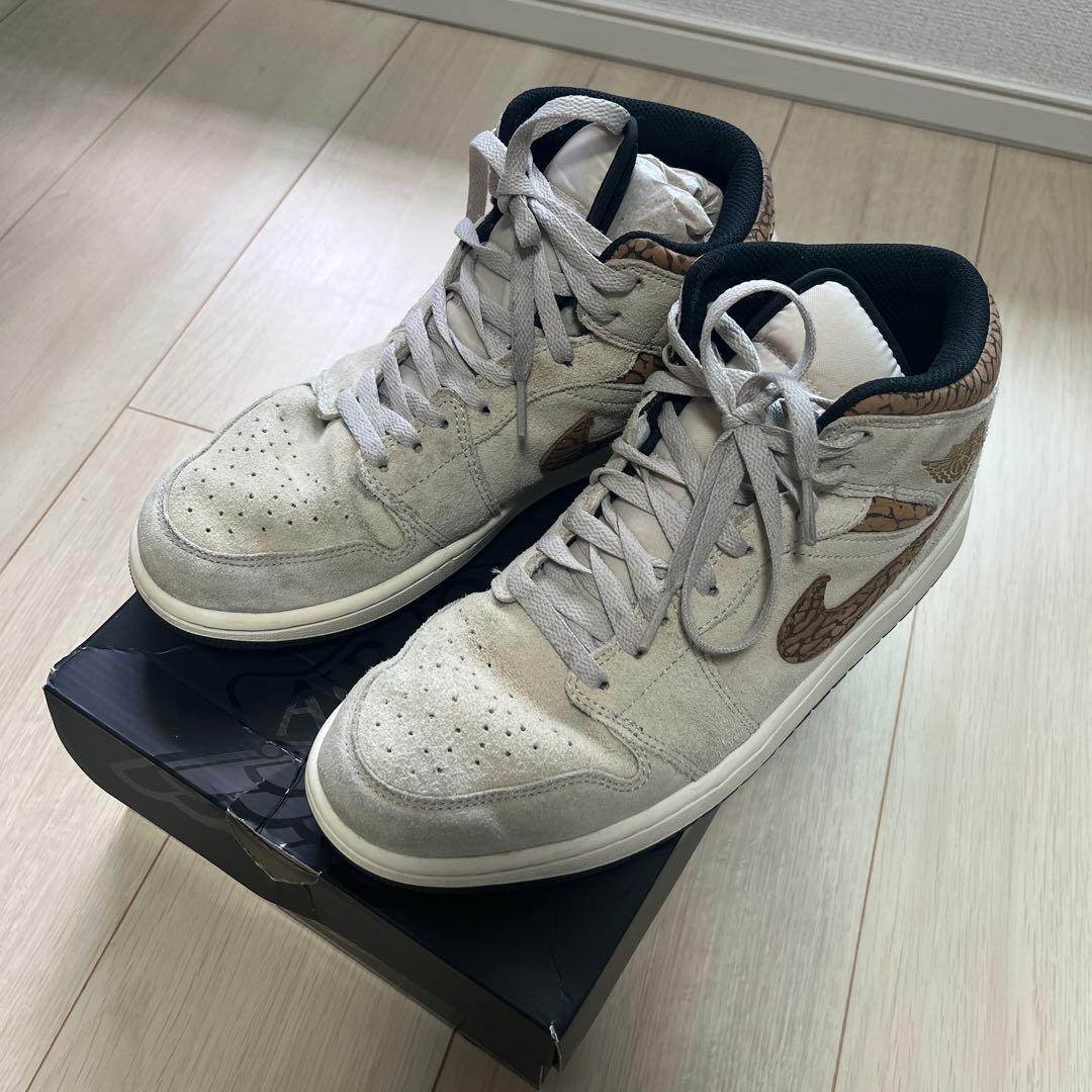 Nike Air Jordan 1 ホワイト/ブラウン