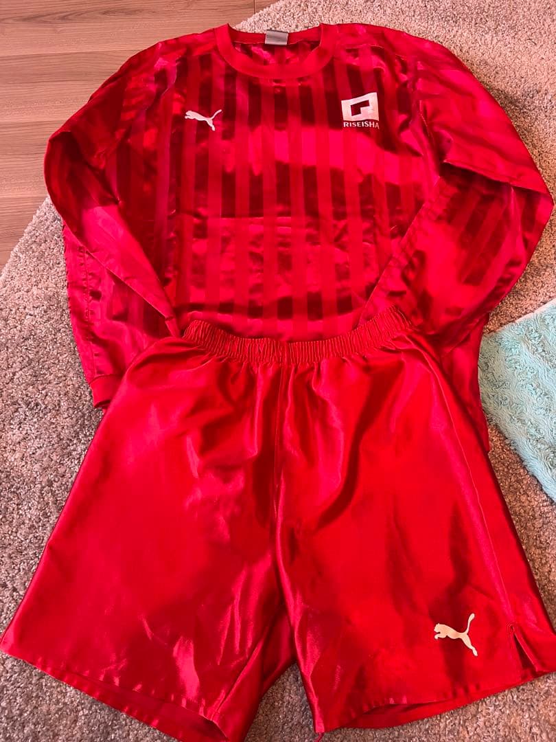 PUMA ピステ上下セット レッド