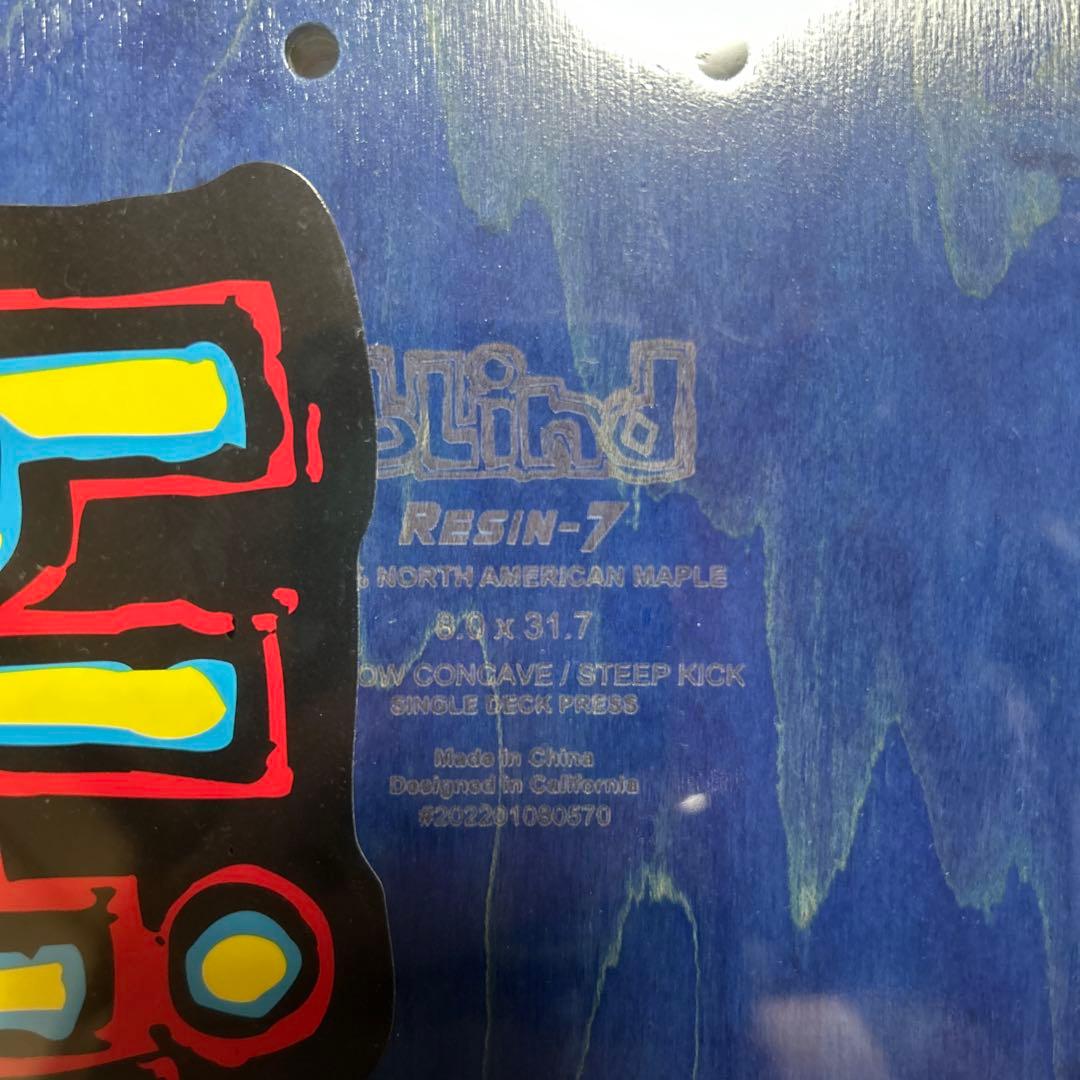 blind スケートボード デッキ 青