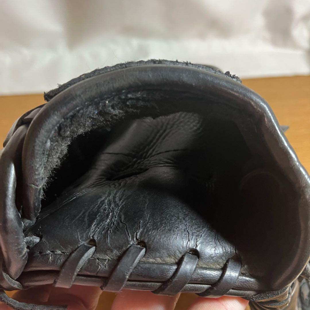 ZETT ダイナミックリーグ 軟式グローブ 黒 内野用 良品