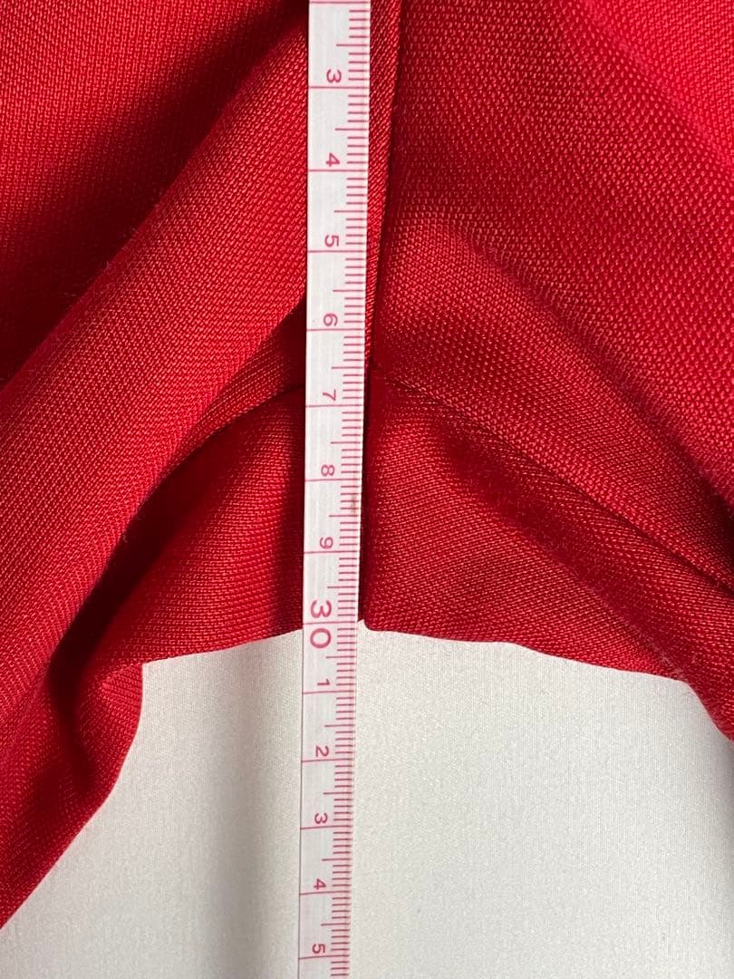 アディダス ジャージ パンツ M 赤 ドイツ製 復刻 adidas 3本ライン
