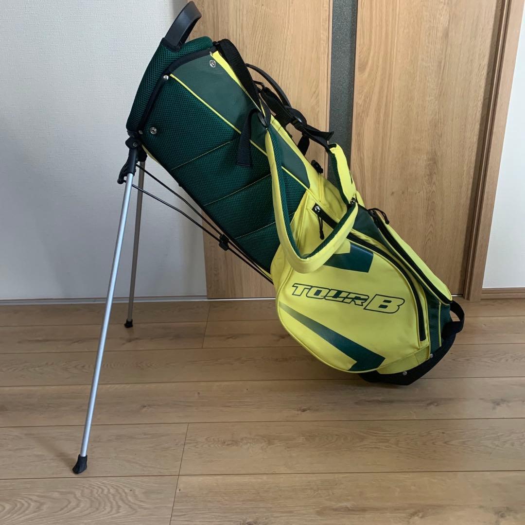 ブリヂストン CBG77U キャディバッグ TOUR B イエロー×グリーン