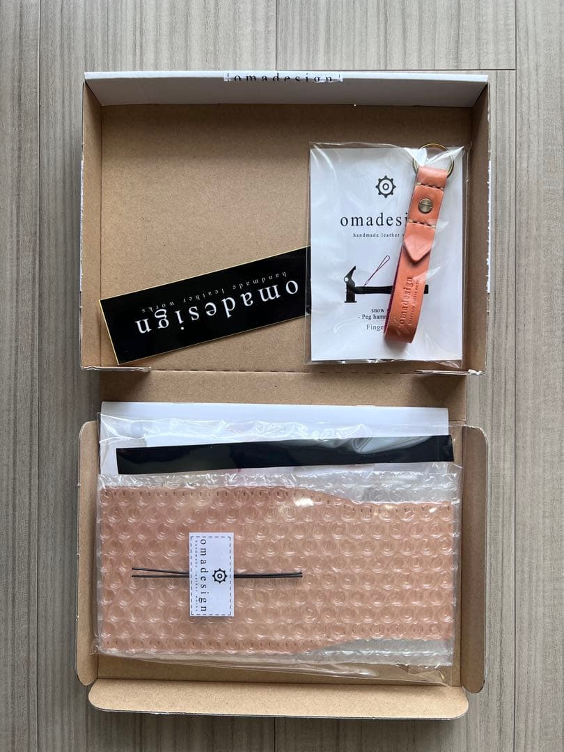 【未使用セット】omadesign ハンマーグリップ縫製キット+別売ストラップ