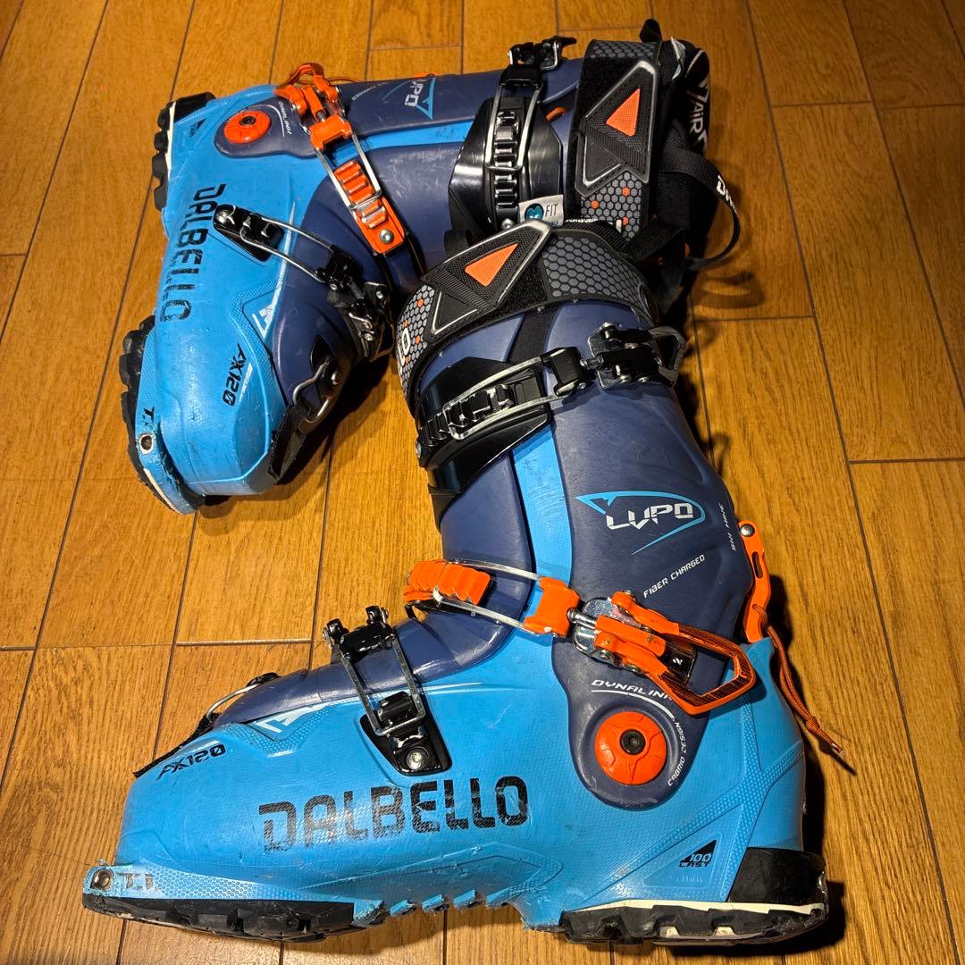 名機dalbelloダルベロLUPO AX120 26.0-26.5cmTLT