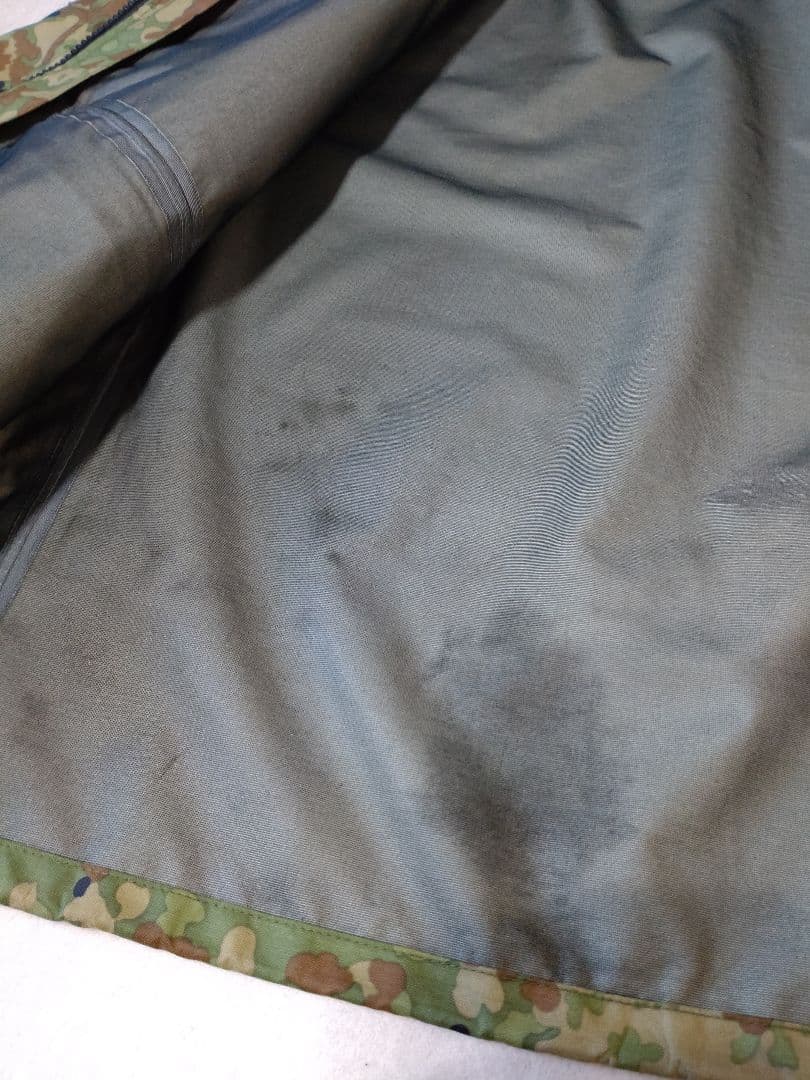 自衛隊戦闘服自衛隊迷彩雨衣上下ゴアテックスカッパレインスーツ防水ジャケット