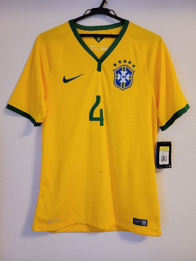 ブラジル代表 ダビドルイス サイン ユニフォーム サッカー 新品 正規品