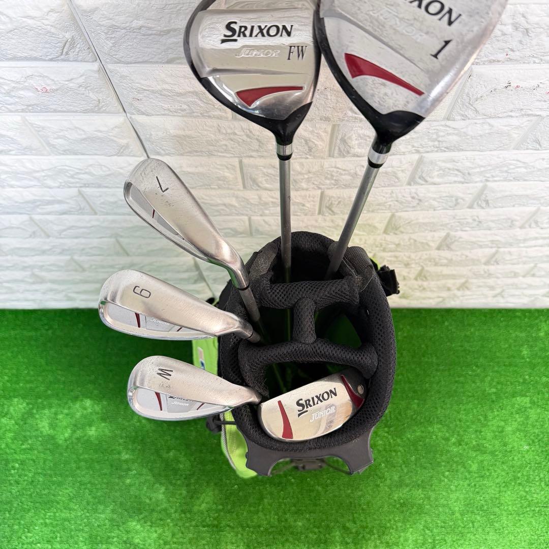 ジュニア　ゴルフセット　SRIXON 打感良好　すぐ使用　135cm-145cm