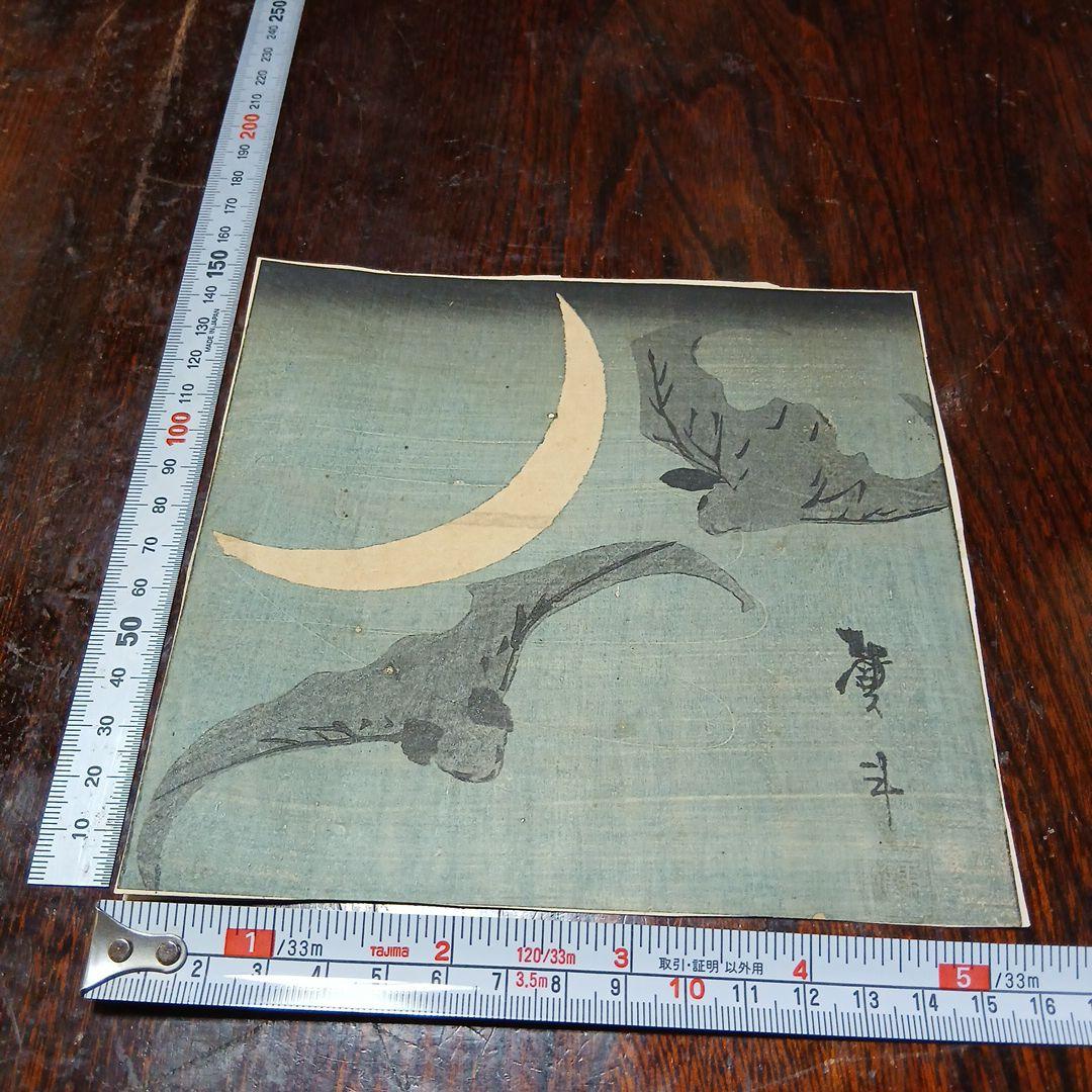 江戸時代　浮世絵　蝙蝠図