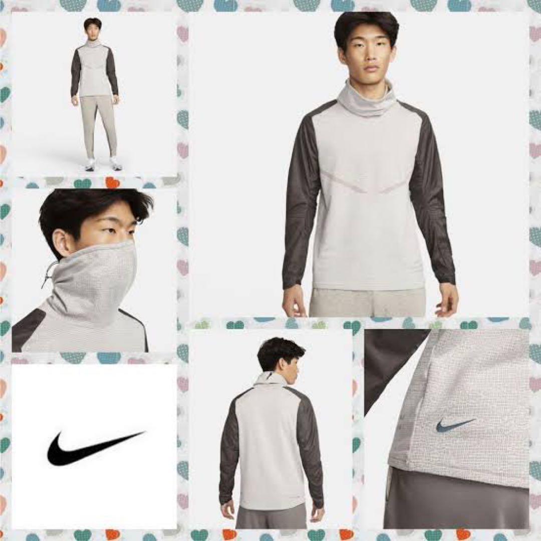 NIKE RUN DIVISION THERMA-FITT トップス　グレー