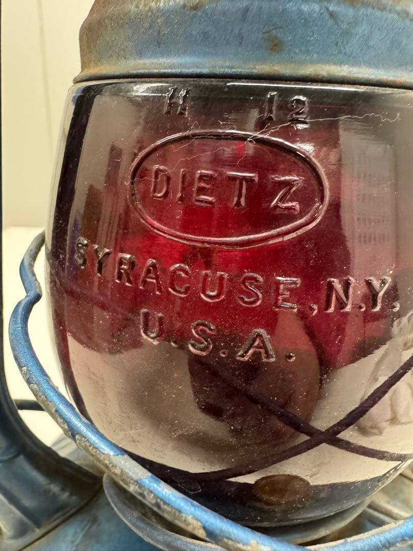 DIETZ Little Wizard 赤グローブ レイルロードランタン USA