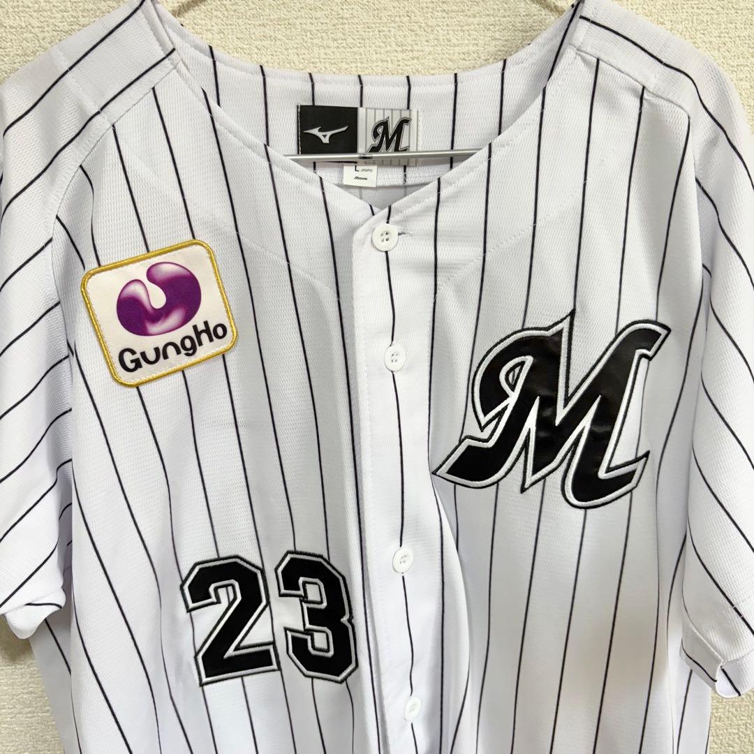 【超美品】千葉ロッテマリーンズ　石川慎吾　レプリカユニフォーム　Lサイズ