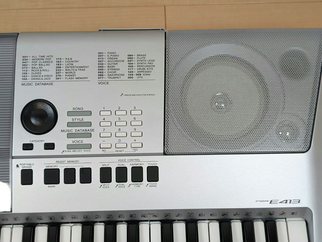 【美品】YAMAHA ヤマハ PSR-E413 電子キーボード 61鍵盤