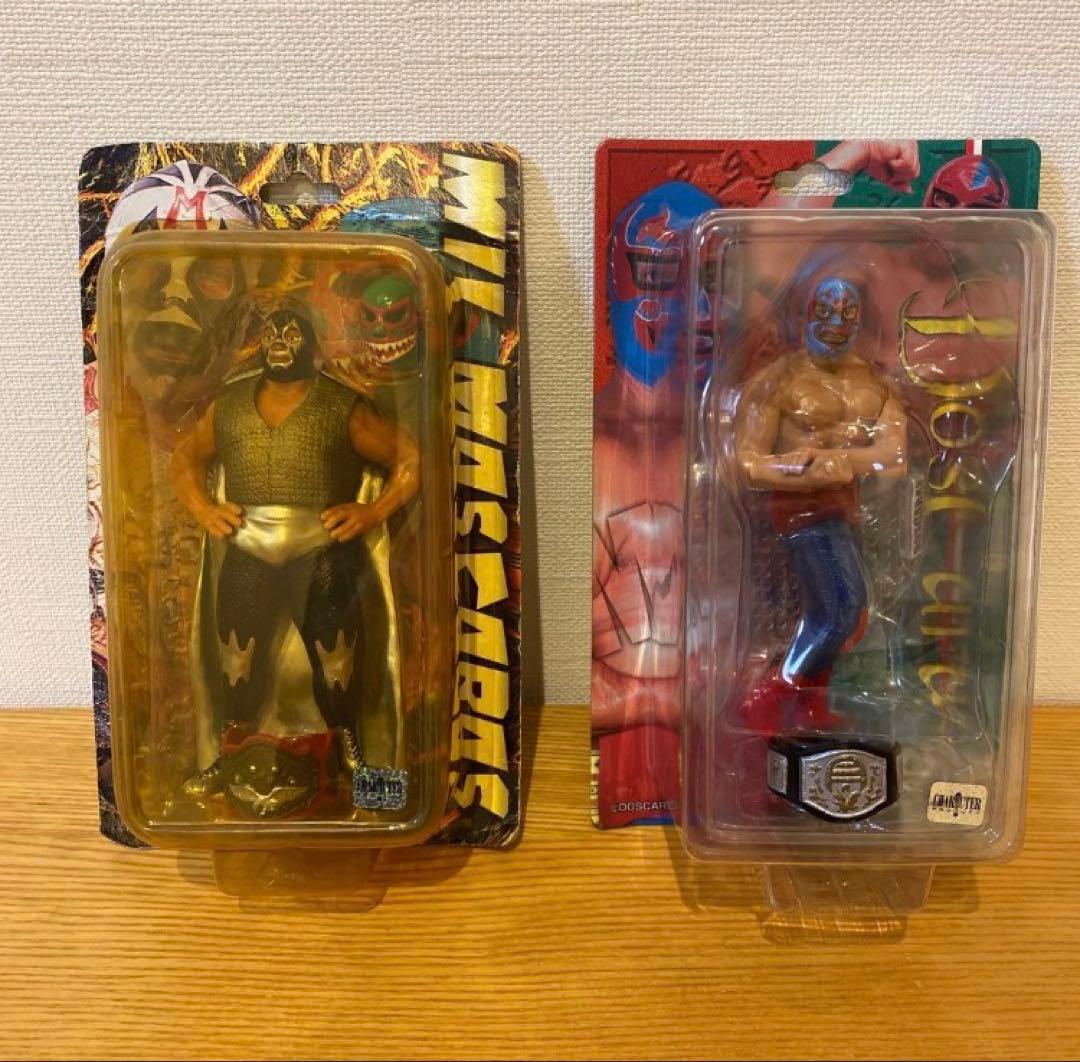未開封　ミル・マスカラス　ドスカラス　プロレスフィギュア　2体セット