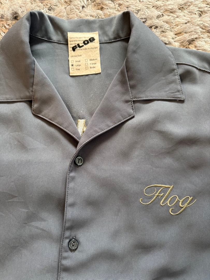 FLOG GOLF CLUB オープンカラーシャツ