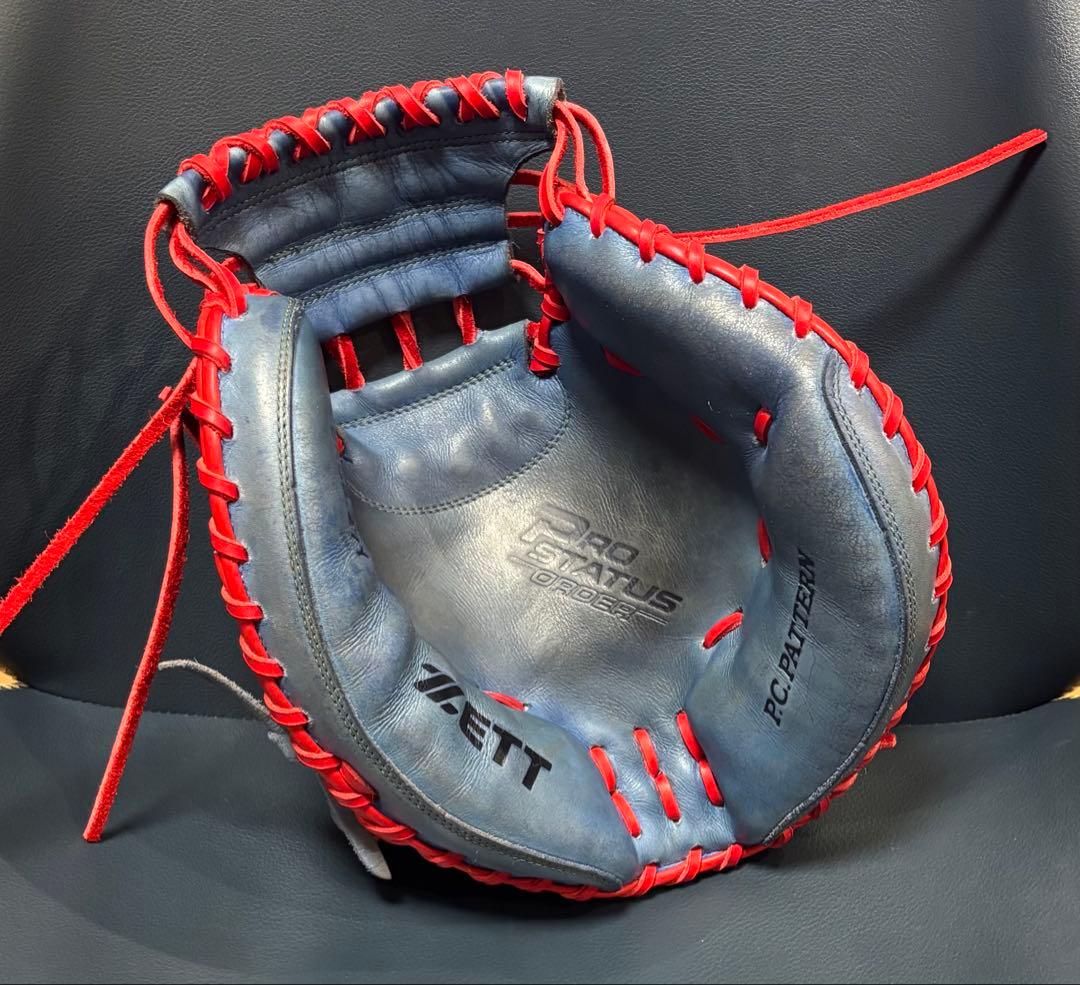【匿名配送】ゼットプロステイタス キャッチャーミット古田型　オリジナルカスタム品