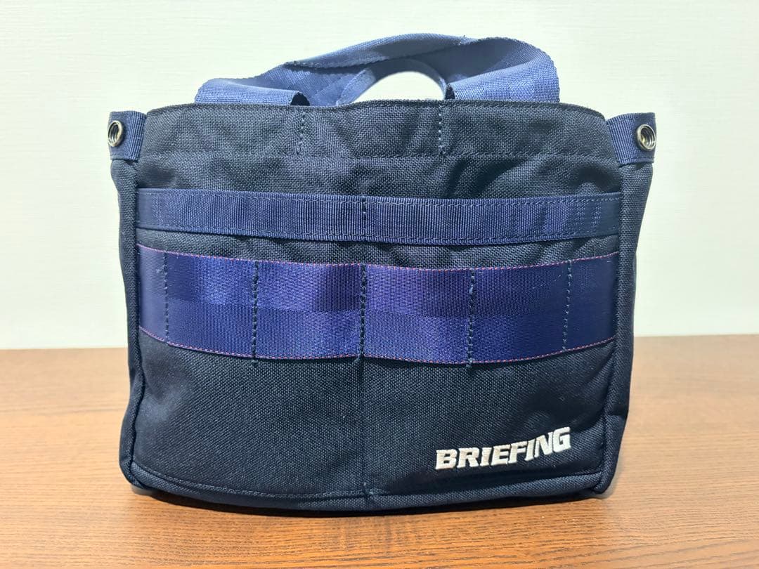 BRIEFING ネイビー トートバッグ