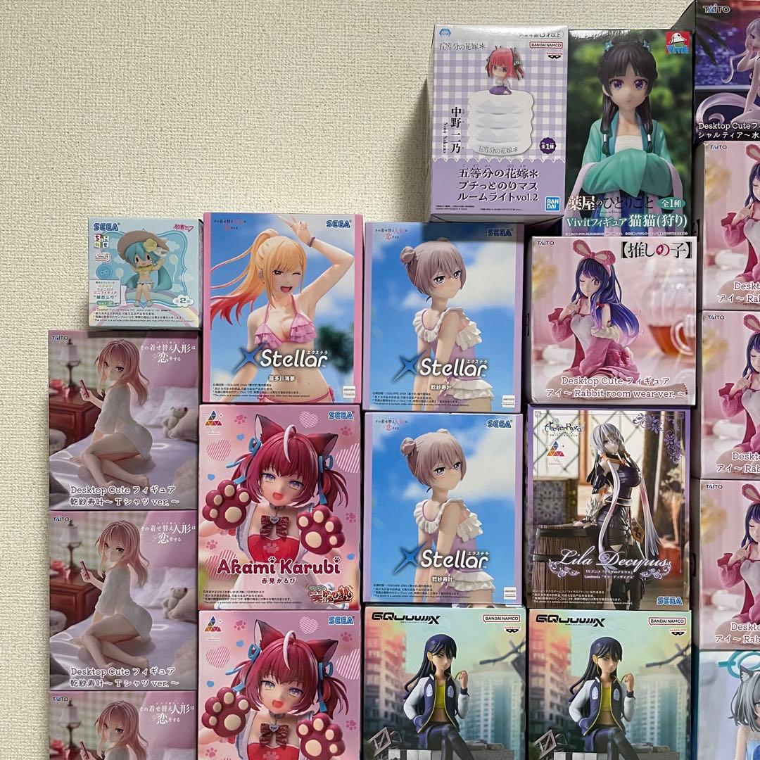 新品未開封　美少女系　プライズ　アニメ　フィギュア　42個　大量　まとめ売り