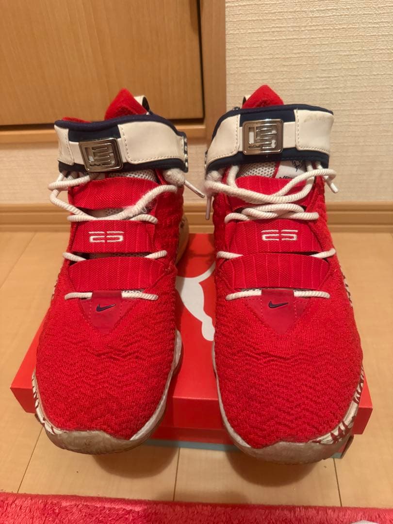 NIKEレブロンジェームズファイヤーレッド