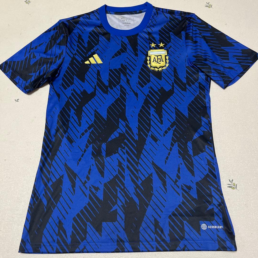 adidas アルゼンチン代表 プレマッチシャツ　日本サイズ M