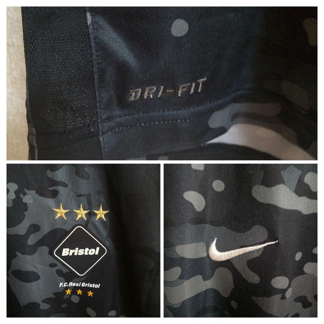 ナイキ エフシーアールビー F.C.R.B Bristol 迷彩 Tシャツ XL