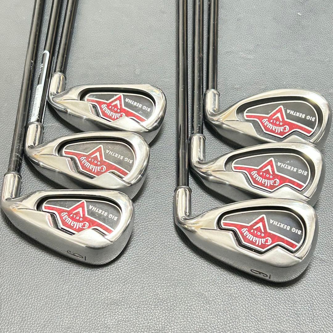 キャロウェイ BIG BERTHA アイアンセット US希少仕様 軽量R 名器