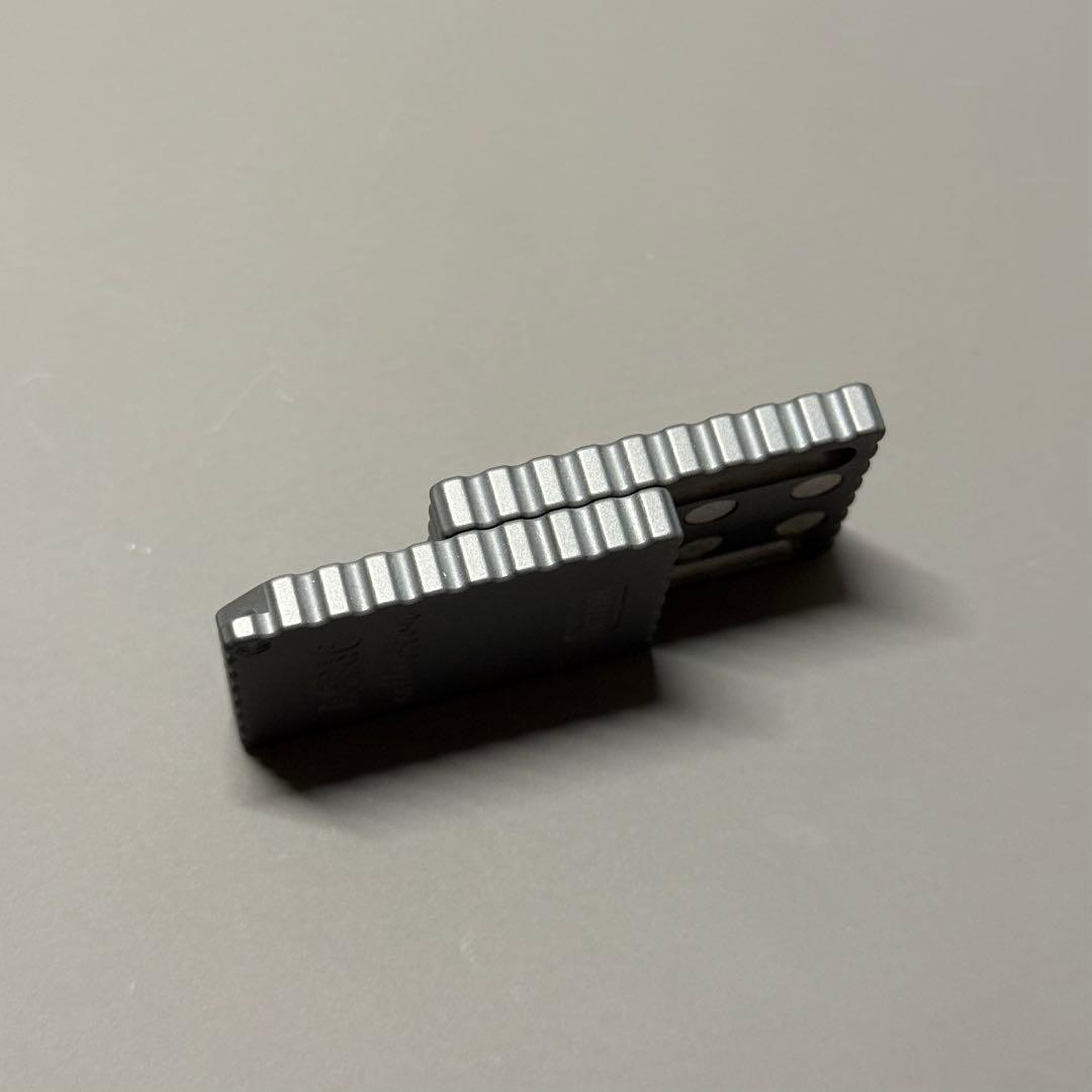 「正規品」ACEdc Stamp ジルコニウム+モクメ製　フィジェットトイ　絶版