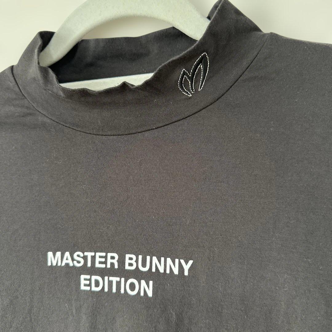 MASTER BUNNY ブラック モックネックシャツ