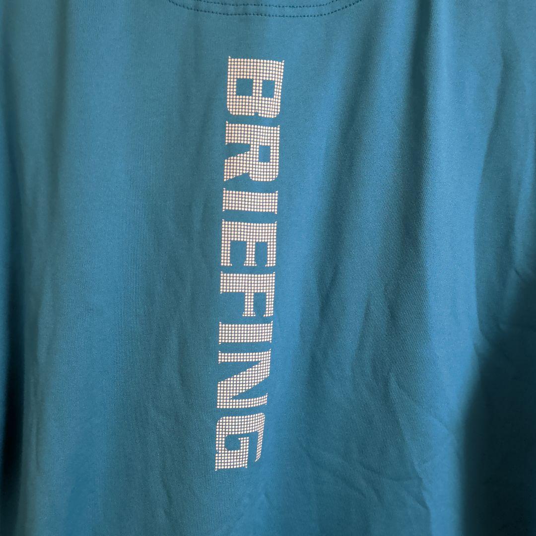BRIEFING 青 ゴルフシャツ　サイズL