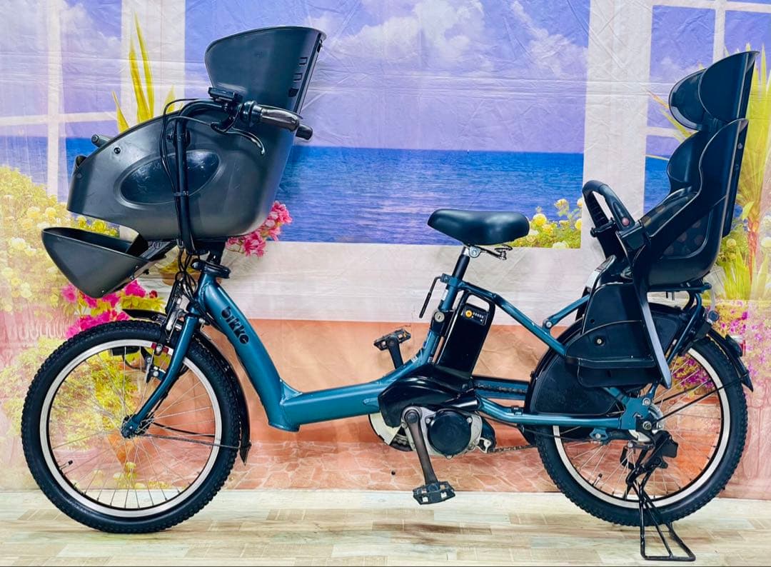 超人気！BIKKE ビッケ16AH！⭐️ブリヂストン子供乗せ電動自転車Y3516