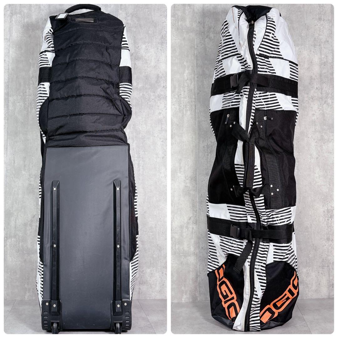 T657 OGIO オジオ ゴルフ キャディバッグ トラベルケース ゼブラ 白黒