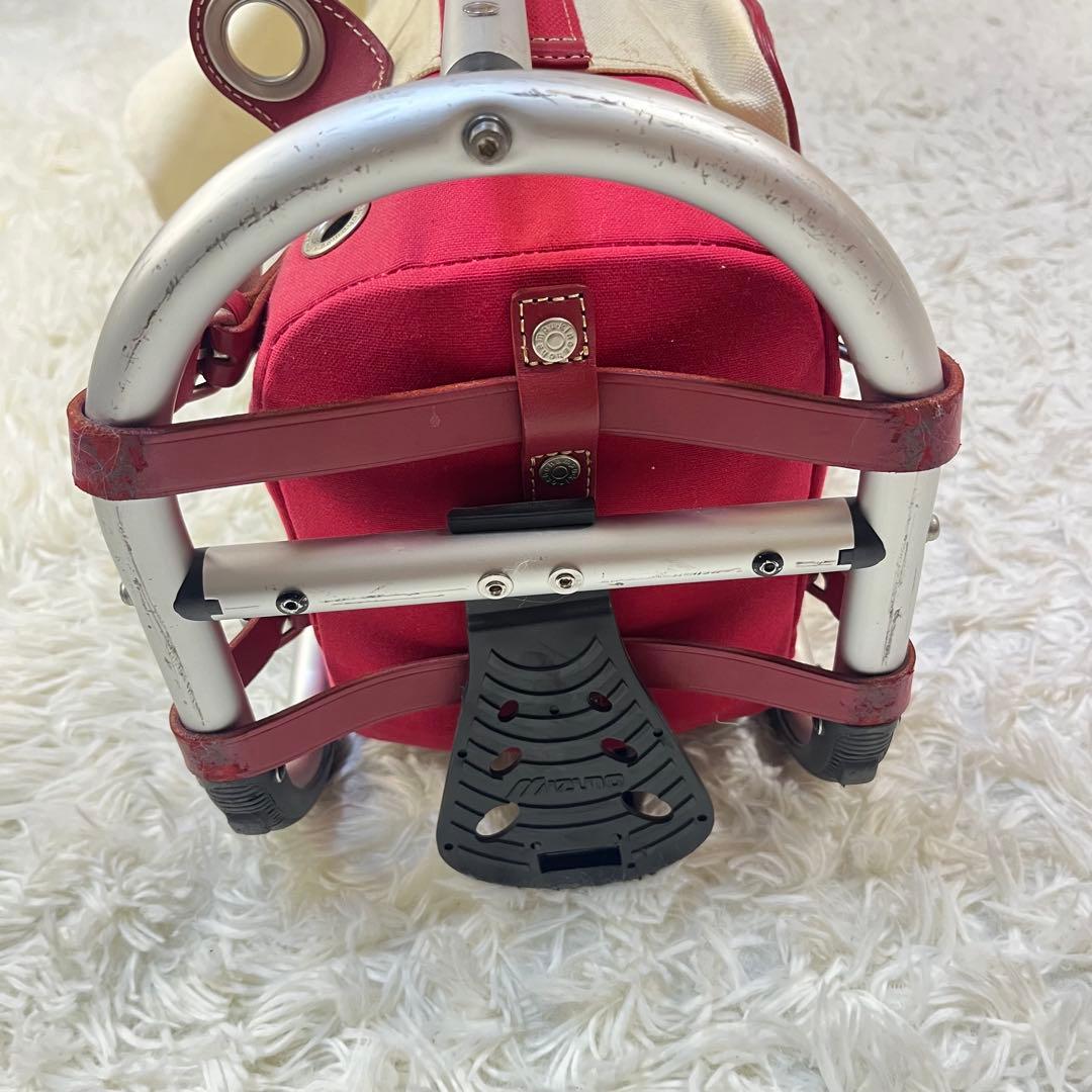 【希少】ミズノ フレームウォーカー × 木の庄帆布 キャディバッグ スタンド式