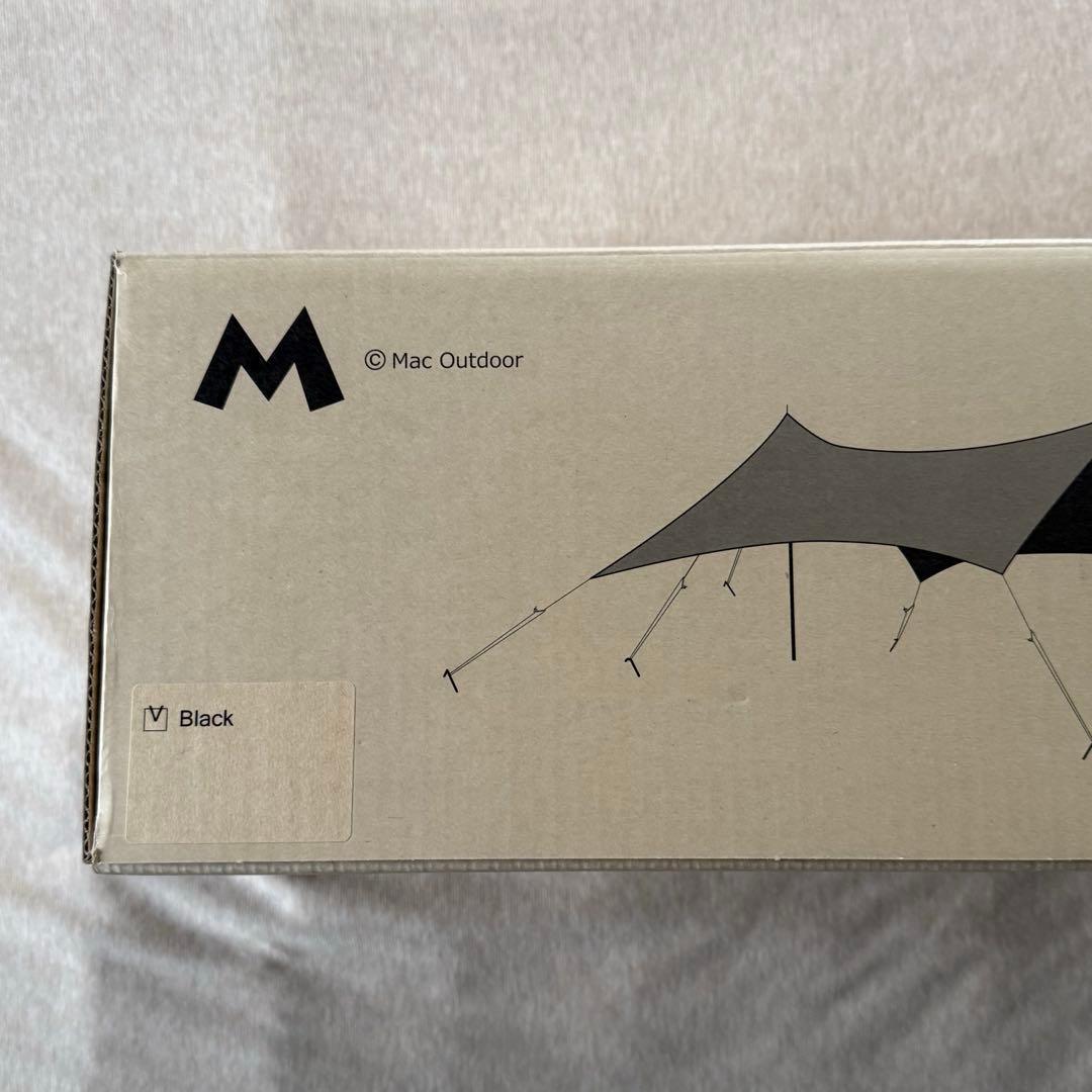黒L新品 Mac Outdoor Mac One ヘキサ タープ ブラック