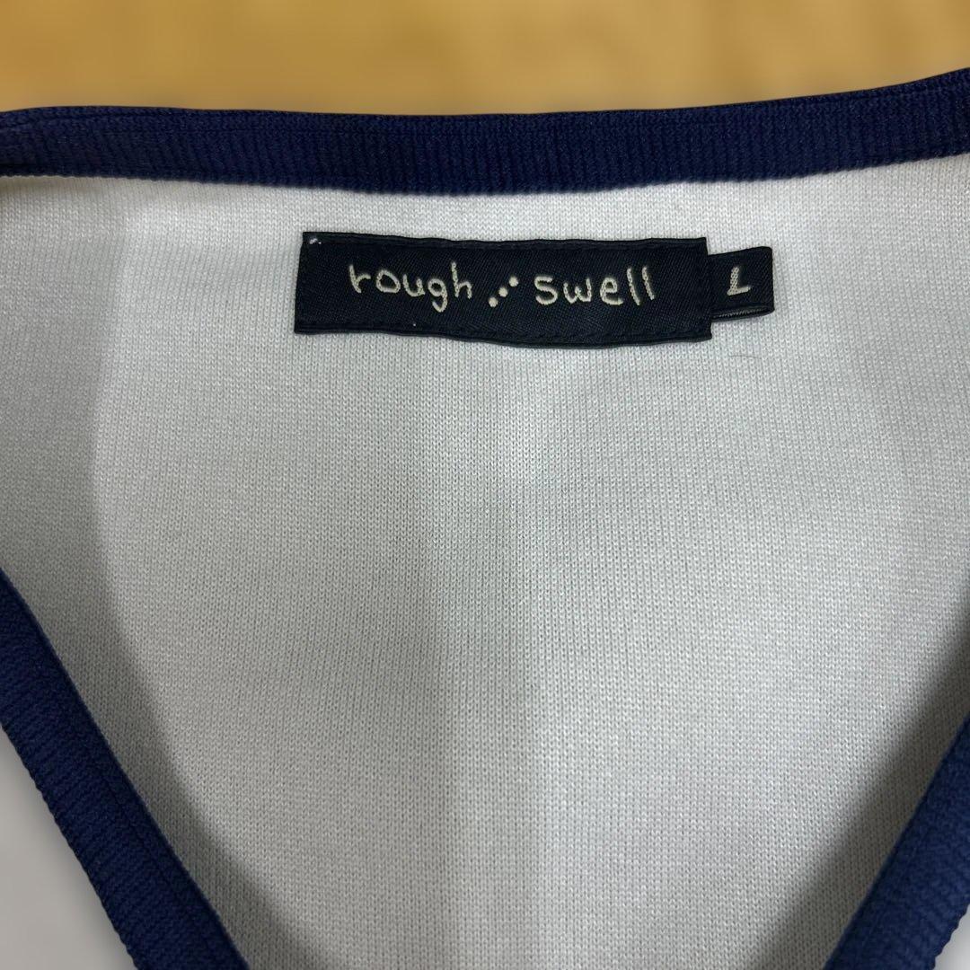 rough swell フリースジップベスト Lサイズ