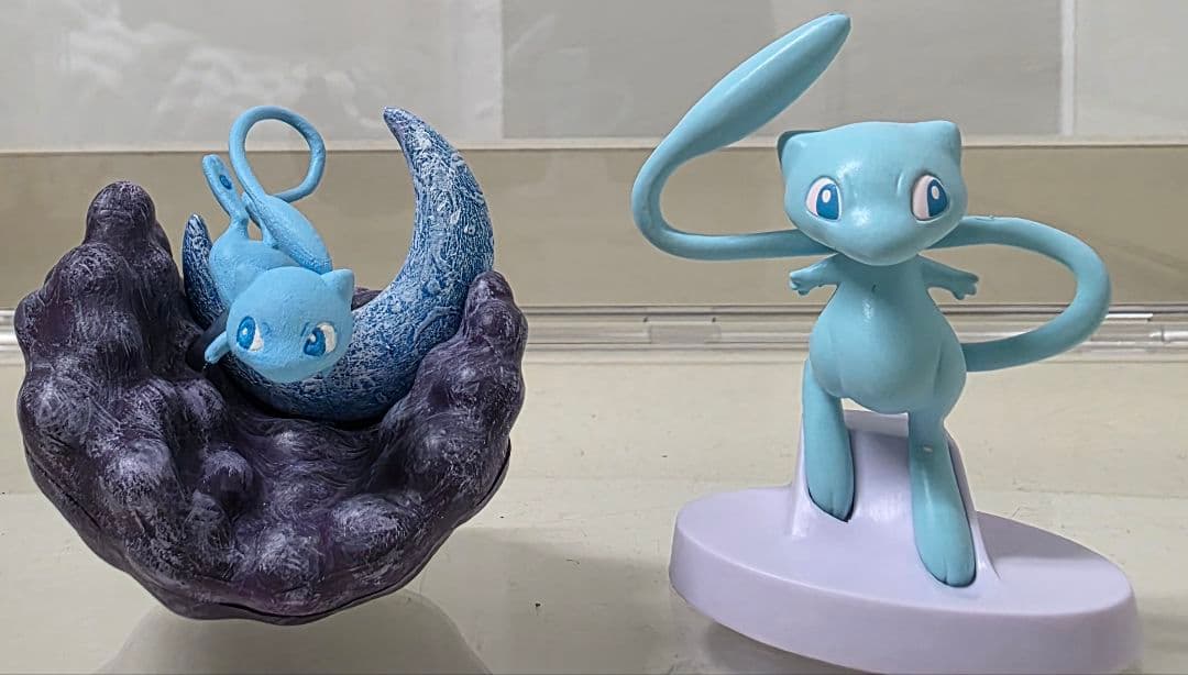 ポケモン　色違い　ミュウ フィギュアセット　塗装品