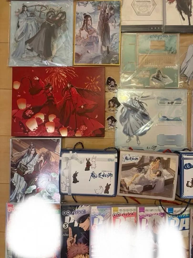 魔道祖師 江澄 藍忘機 魏無羨 コラボカフェ フィギュア PASH! まとめ売り